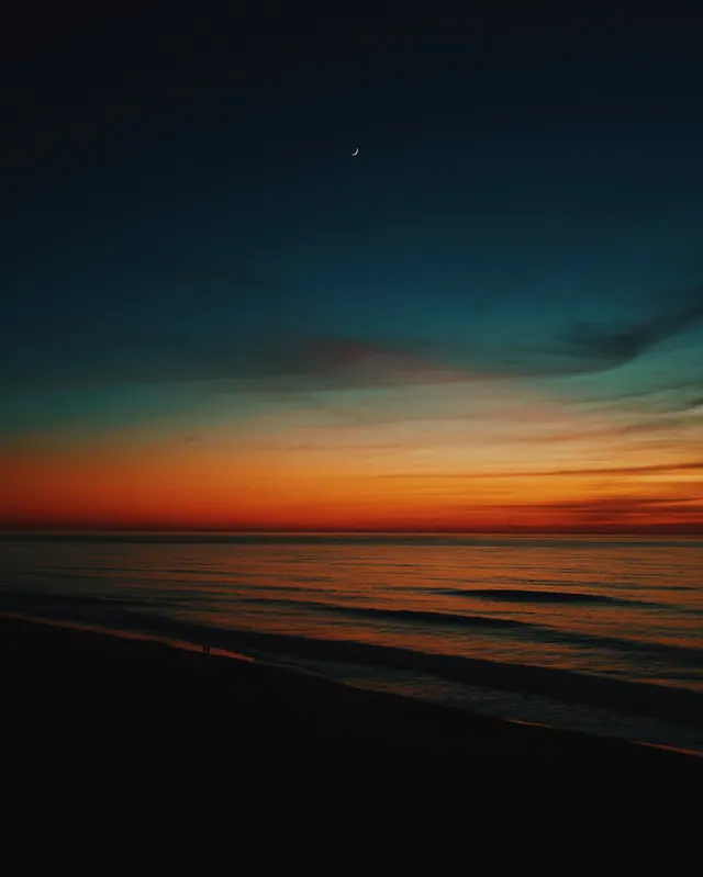 Ocean Sunset Landscape