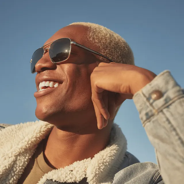 Portrait of a man in sunglasses