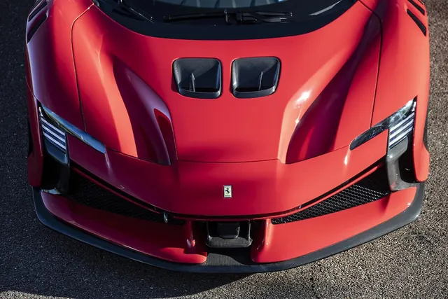 Red Sports Car Front View