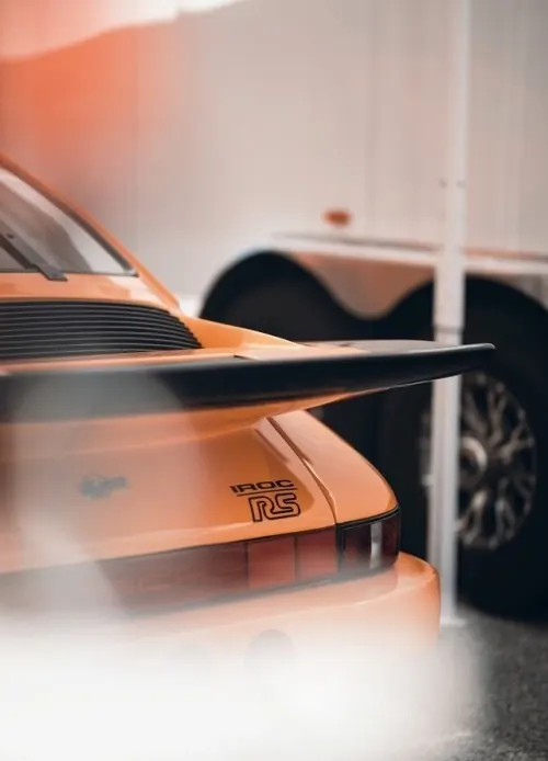 Vintage Sports Car Close-up