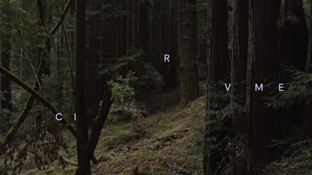 Forest Landscape with Lettering