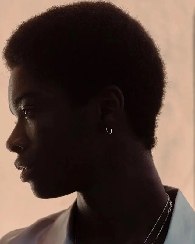 Profile Portrait in Silhouette