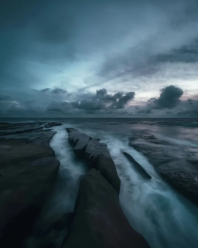 Coastal Landscape with Tide Pools