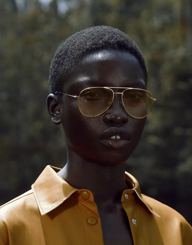 Portrait of a Person in Sunglasses