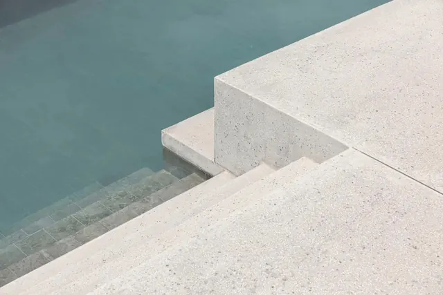 Minimalist Stone and Water Architecture