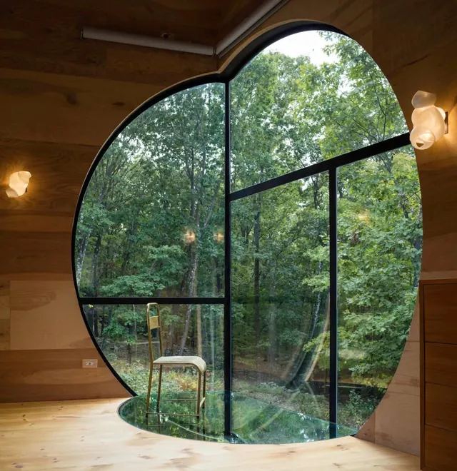 Curved Glass Interior View