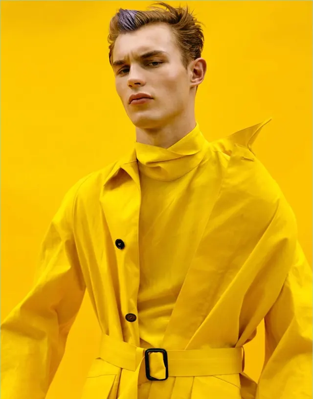 Yellow High-Fashion Editorial