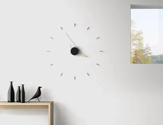 Minimalist Wall Clock Interior