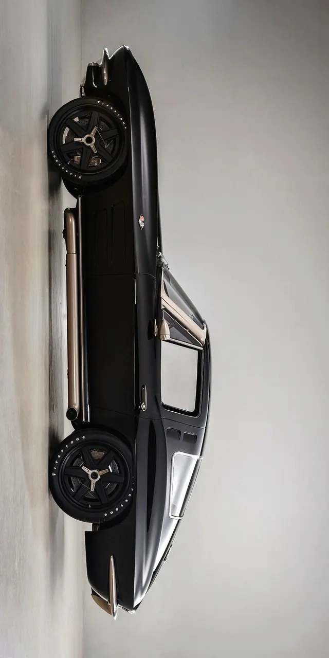 Black Luxury Car Detail