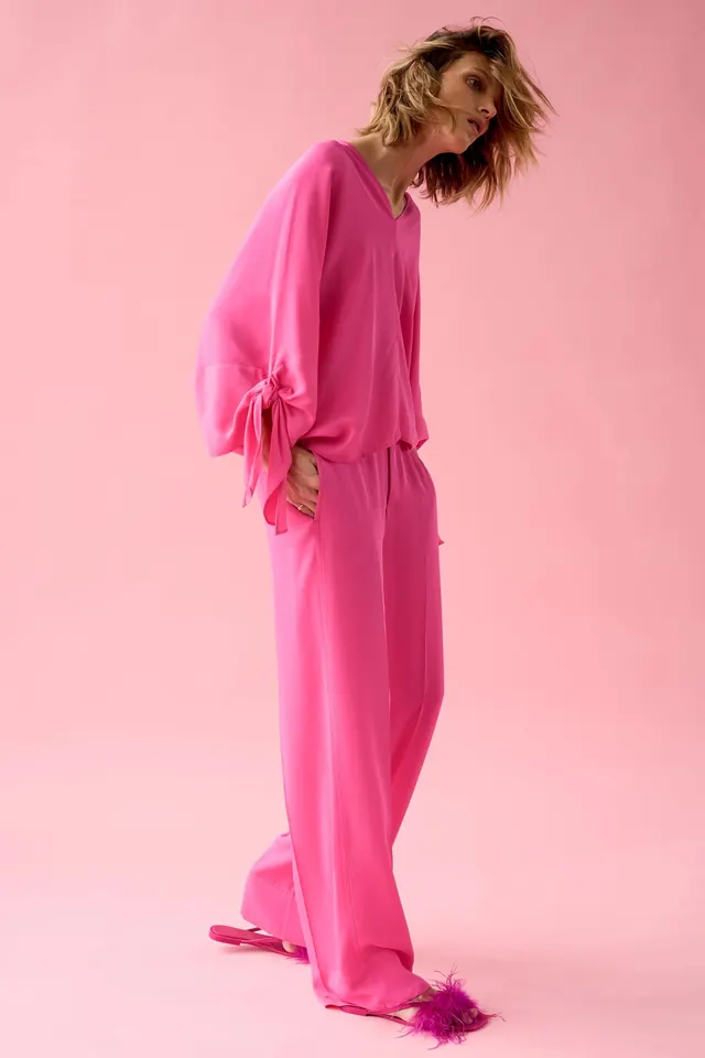 Pink Monochromatic Fashion Portrait