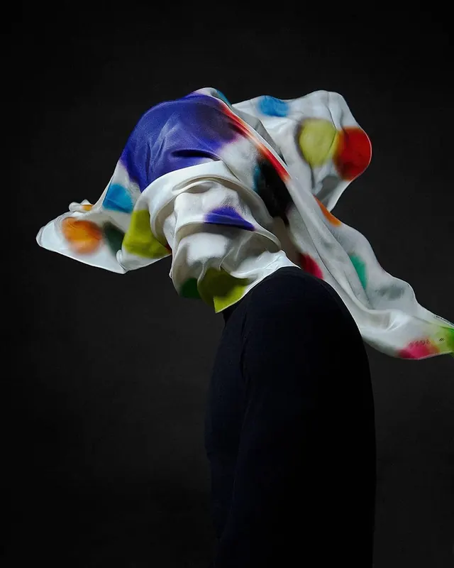 Abstract Fabric Sculpture