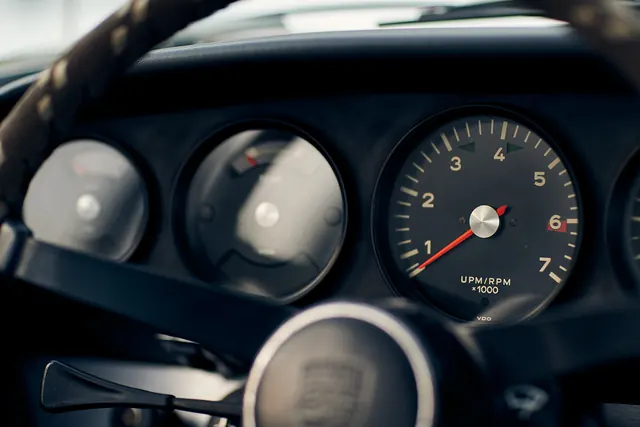 Vintage Dashboard Close-up