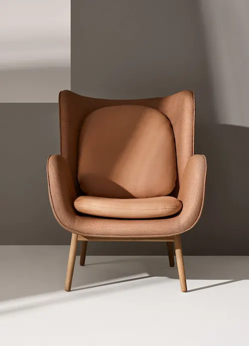 Tan Leather Armchair