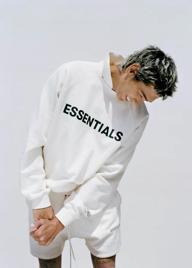 Essentials Hoodie and Sweatpants Mockup