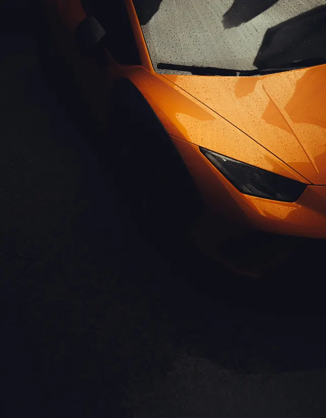 Orange Car Detail