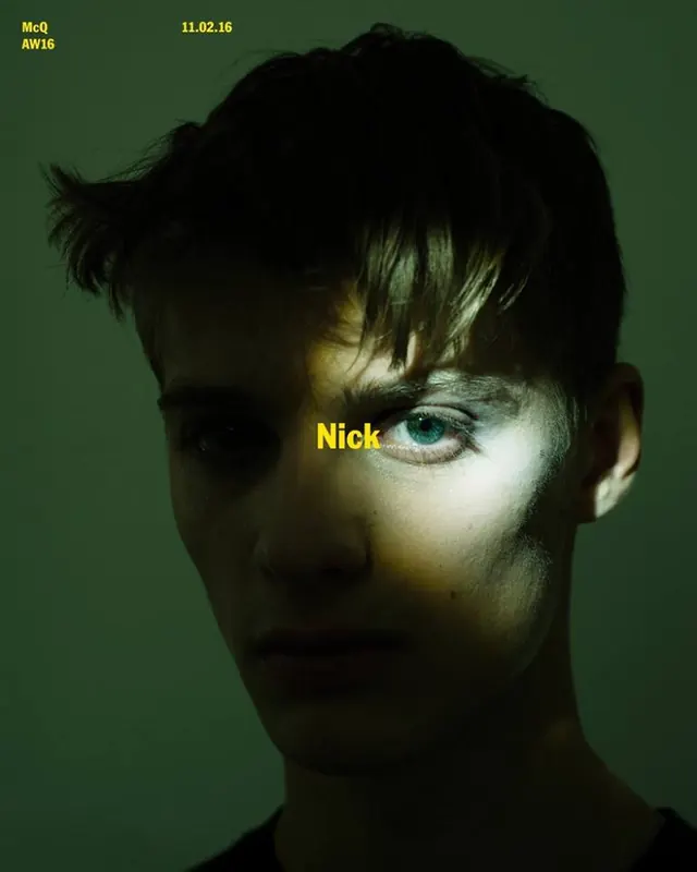 Cinematic Portrait with Typographic Overlay