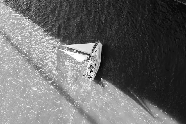 Aerial Yacht Perspective