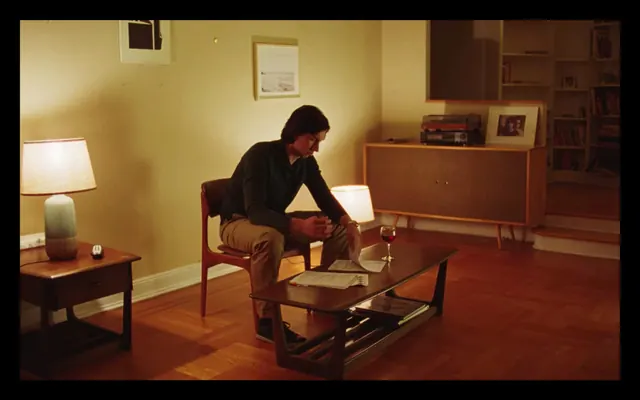 Interior Living Space with Person