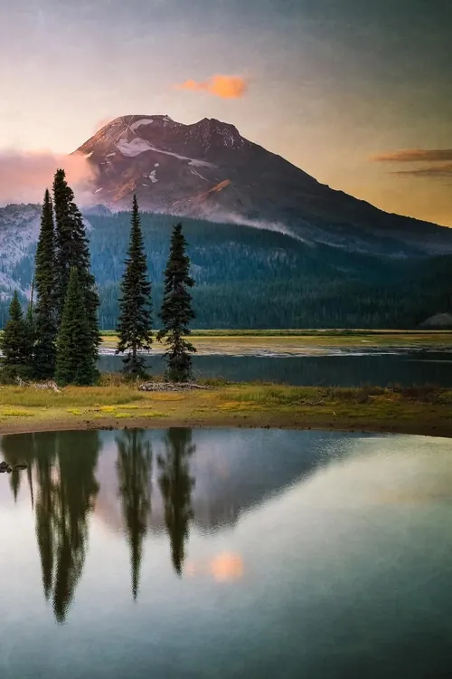 Mountain Lake Reflection