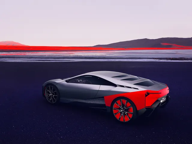 Sportscar in Desert Landscape