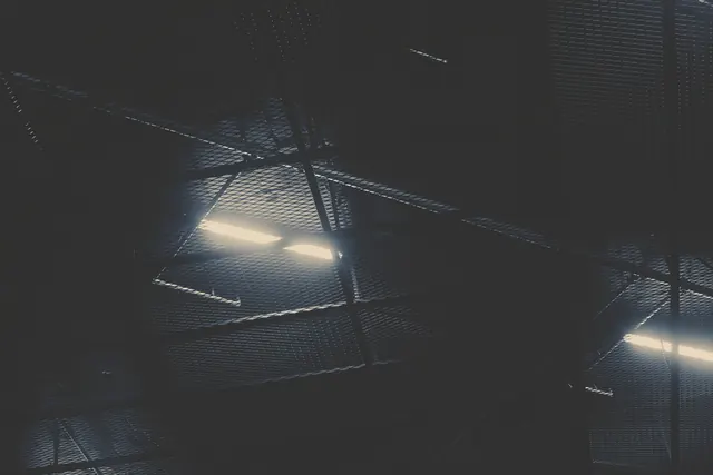 Dark Industrial Interior
