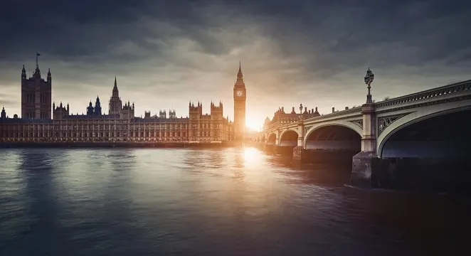 London Skyline at Sunset