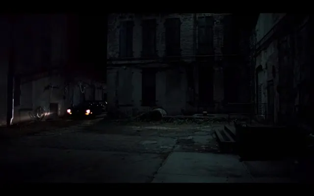 Dark Urban Streetscape