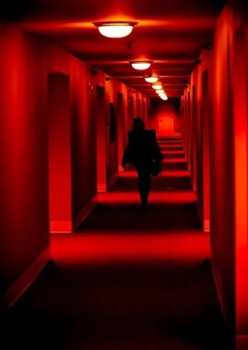 Red Lit Corridor