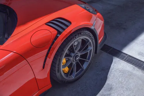 Red Sports Car Detail