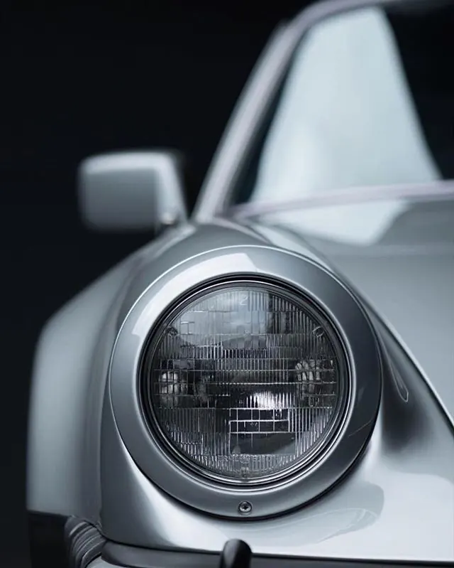 Silver Car Close-up