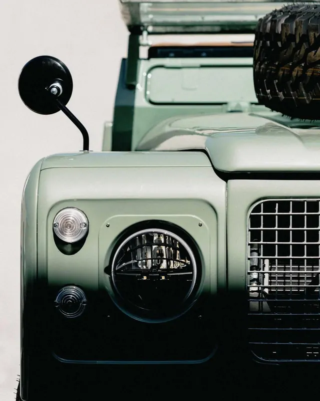 Vintage Off-Road Vehicle Detail