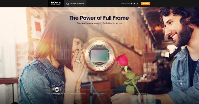 Sony Power of Full Frame Advertisement