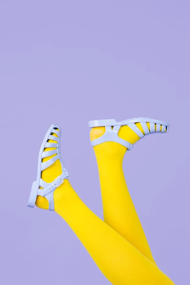 Yellow Trousers and White Sneakers