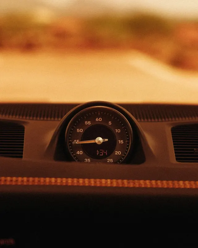 Vintage Dashboard Close-up