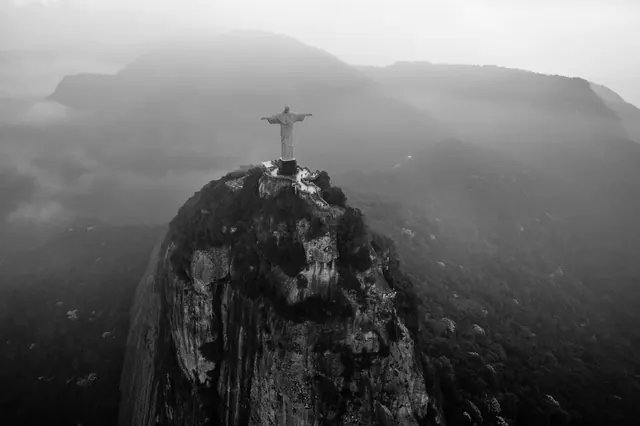 Monochrome Mountain Figure