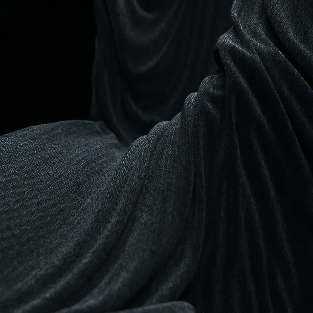 Draped Textured Fabric