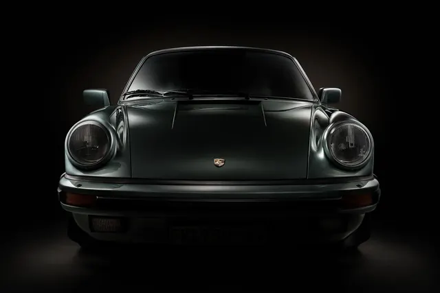 Classic Porsche Front View