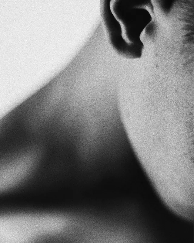 Grainy Monochrome Portrait