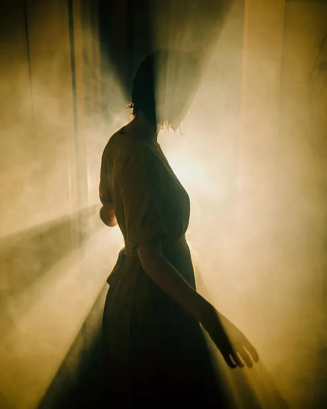 Ethereal Silhouette Portrait