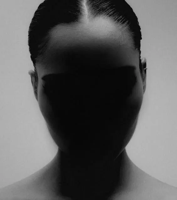 High-Contrast Portrait Silhouette