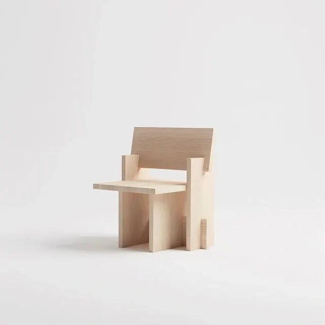 Minimalist Wooden Furniture Piece