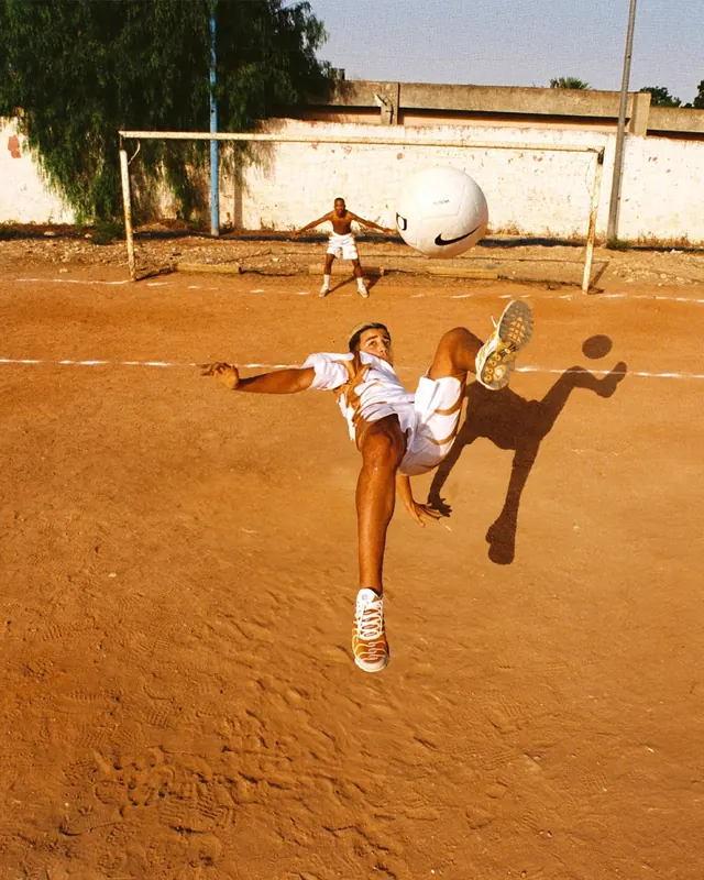 Beach Volleyball Action Shot