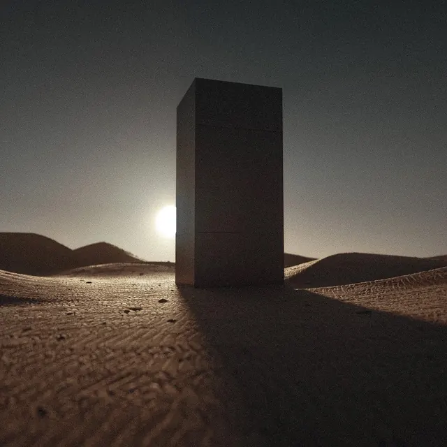 Monolithic Structure in Desert