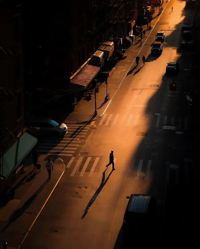 Urban Street at Night