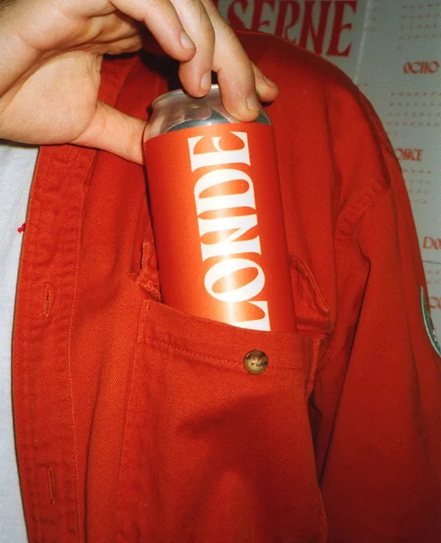 Red Jacket and Can Mockup