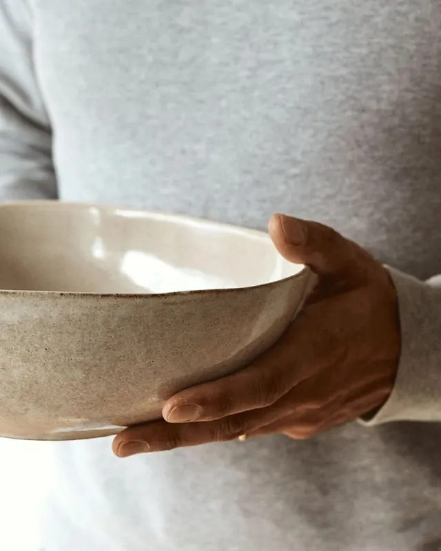 Hand-held Ceramic Bowl