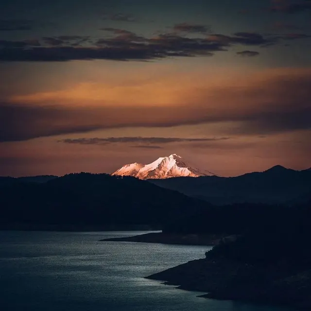 Mountain Landscape at Dusk