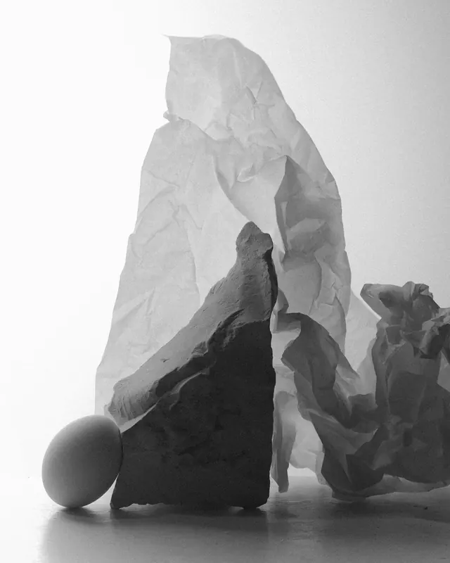 Abstract Sculptural Form Study