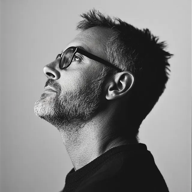 Monochrome Portrait with Eyewear