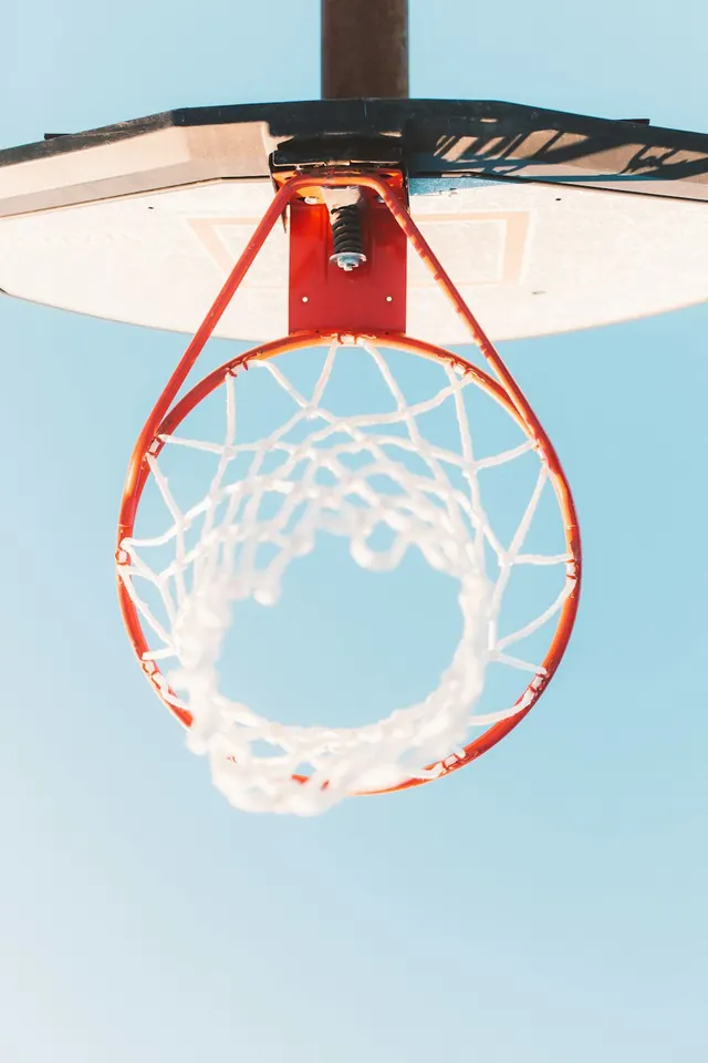 Basketball Hoop Close-up